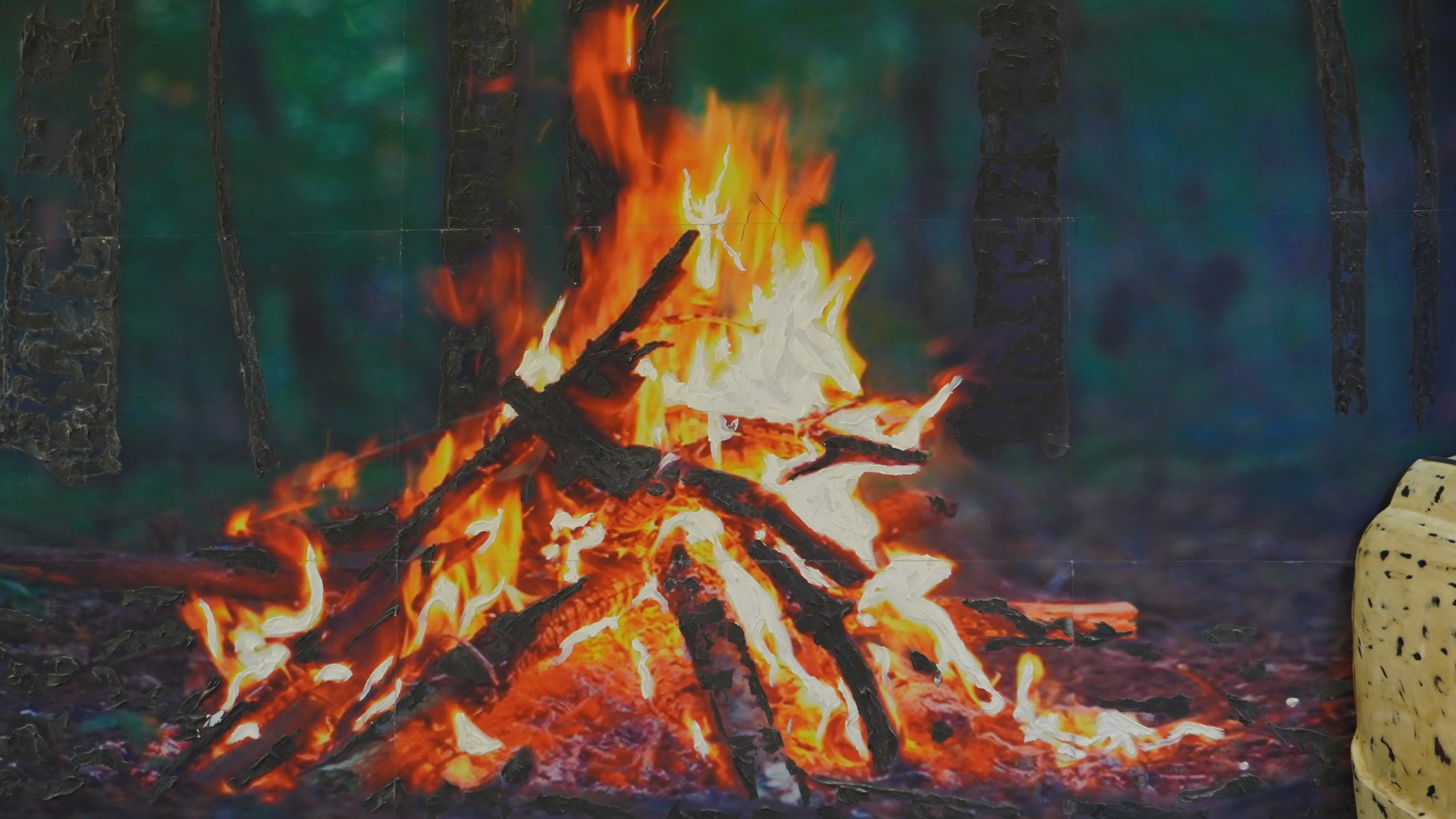 Horizontal image of a field of blooming sunflowers under a bright sunny sky
