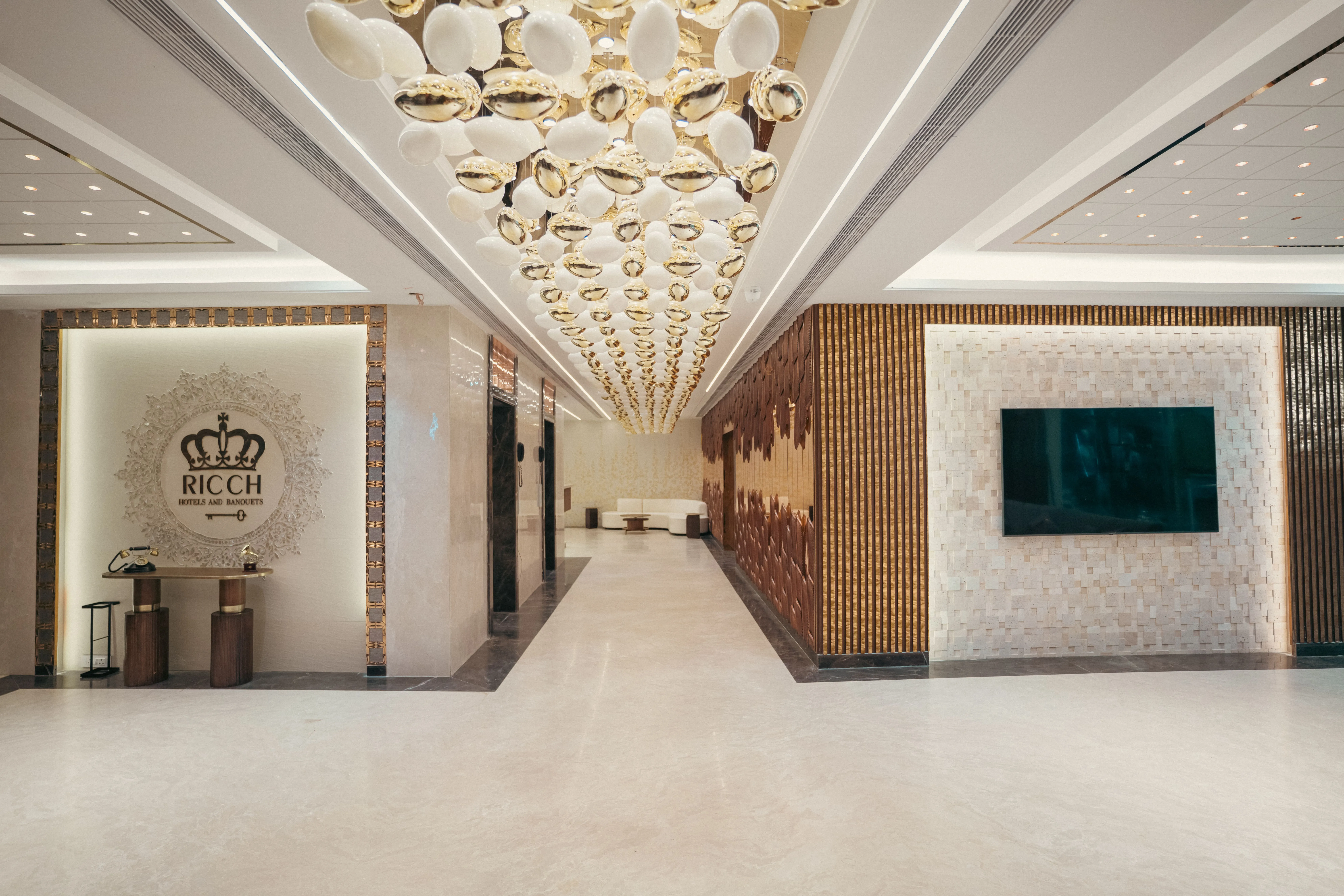 Cozy and elegant restaurant interior