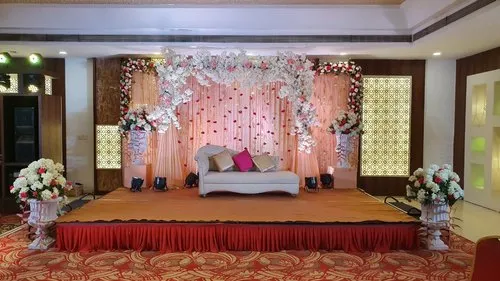 Wedding ceremony setup